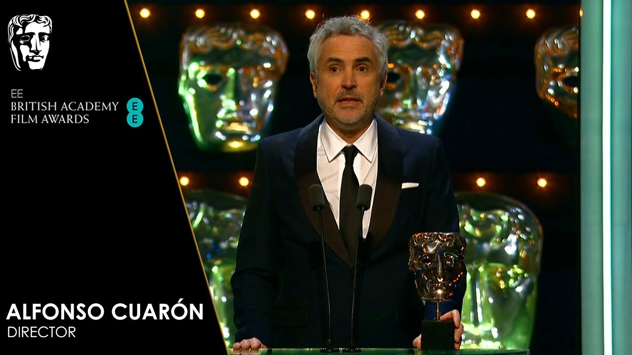 Alfonso Cuar&oacute;n Wins Director for Roma | EE BAFTA Film Awards 2019
