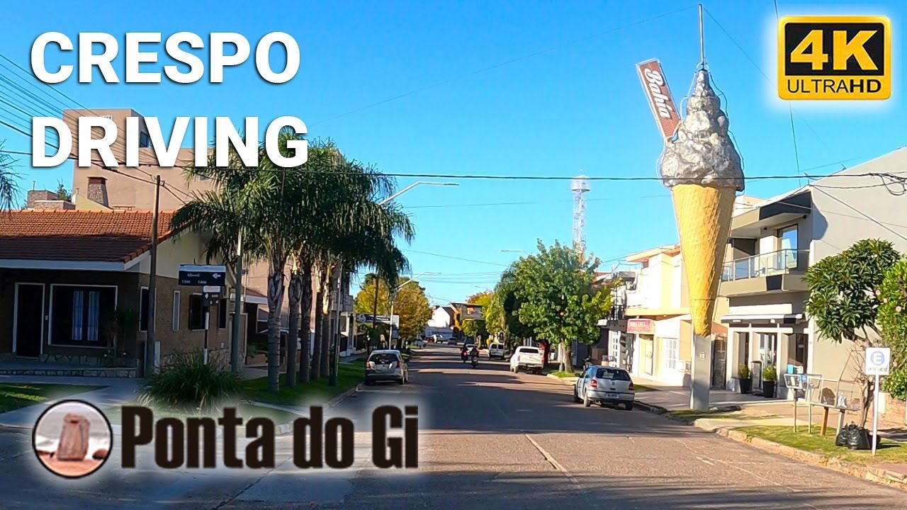 【4K】Por las rutas del MERCOSUR se llega a esta amena Ciudad de ENTRE RIOS #driving tour ARGENTINA
