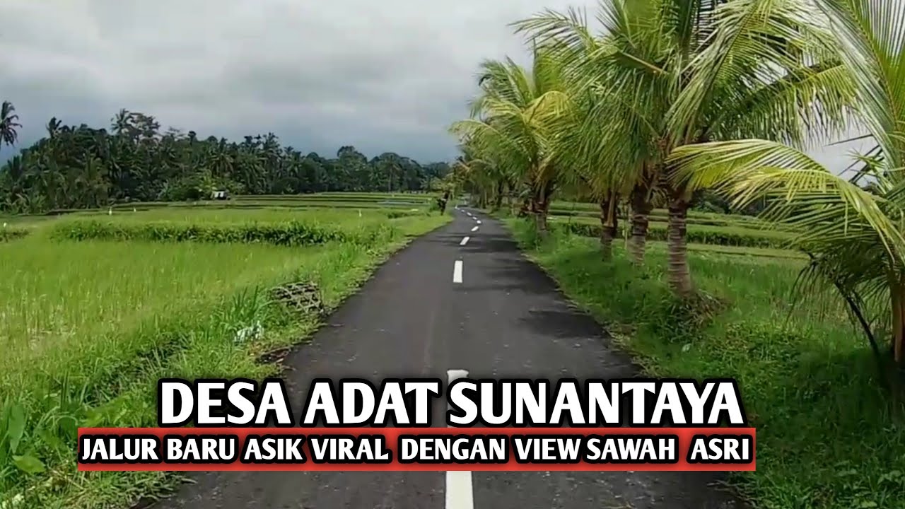 Menelusuri jalur viral di desa adat sunantaya penebel tabanan. 