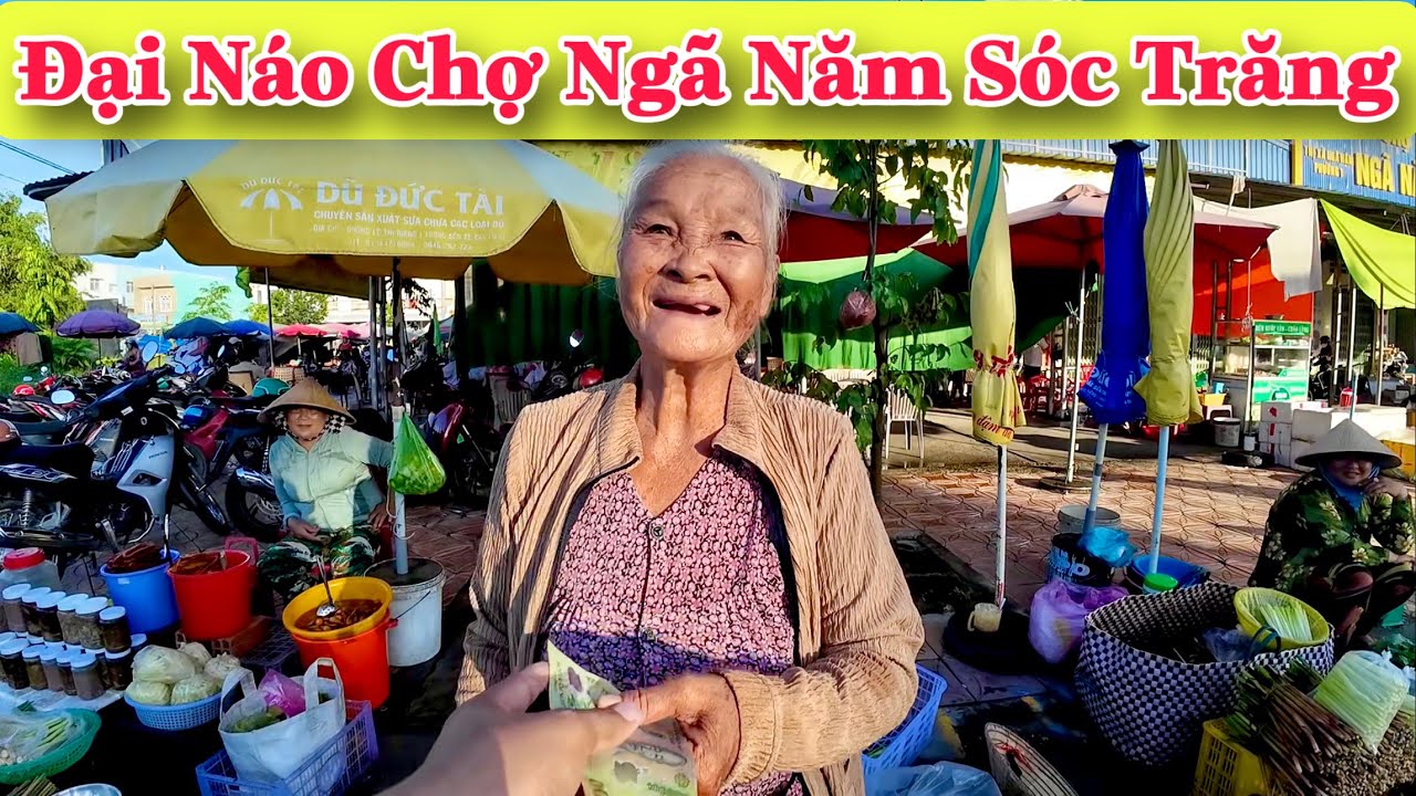 Đại Náo Chợ Ngã Năm Sóc Trăng Nhiều Hoàn Cảnh Khó Khăn Lớn Tuổi Vui Mừng Nhận Quà | Khương Nhựt Minh