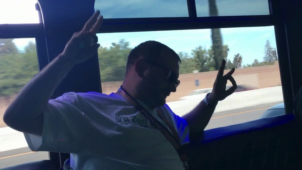 Rocking out on the 420 party bus with Zen Garden Wellness Dispensary in Sacramento