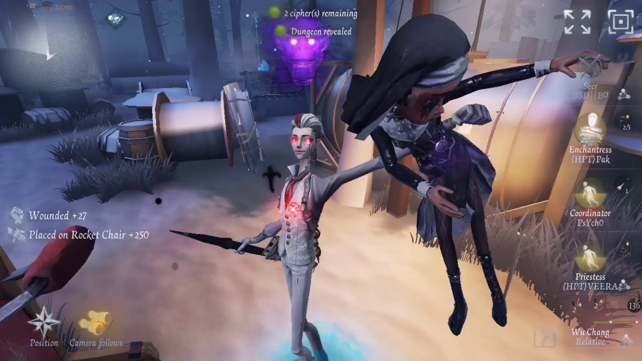 Lucky Hunter - Tide Bringer Wu Chang Requiem | Identity V IDV Wu Chang Gameplay