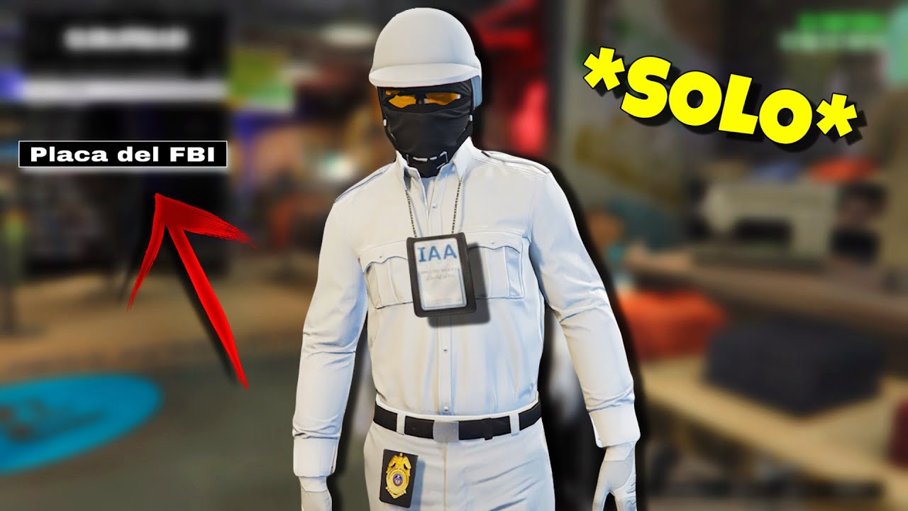 COMO TENER PLACA ¡FBI! SIN AYUDA en MENOS DE 1 MINUTO GTA 5 ONLINE!