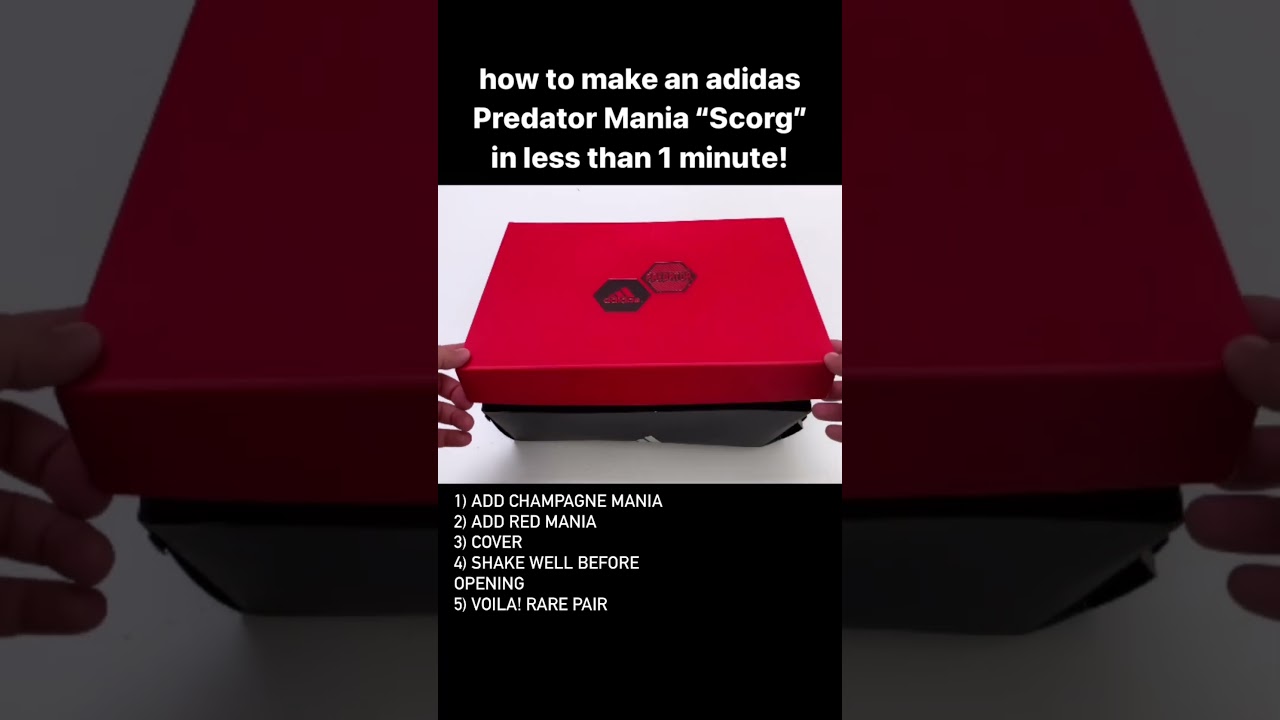 Rare adidas Predator Mania &ldquo;Scorg&rdquo;! - #shorts soccer cleats football boots botines tachos