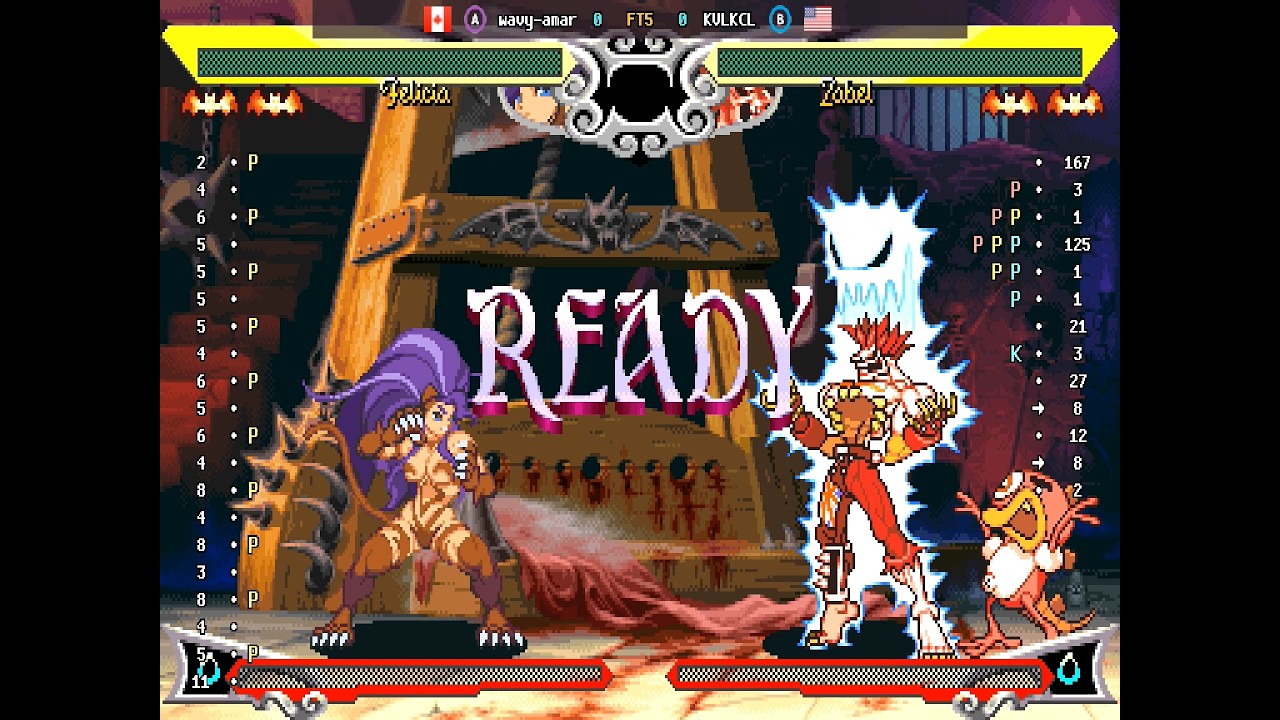 Vampire Savior - 🇨🇦 wavy-amar(A) vs 🇺🇸 KVLKCL(B) | Fightcade (2026-03-02 02:22 UTC)