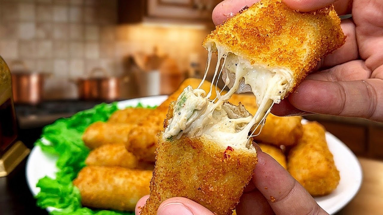 Рецепт афганских куриных рулетиков, приготовленных специально к Рамадану | Сливочные и сырные кур...