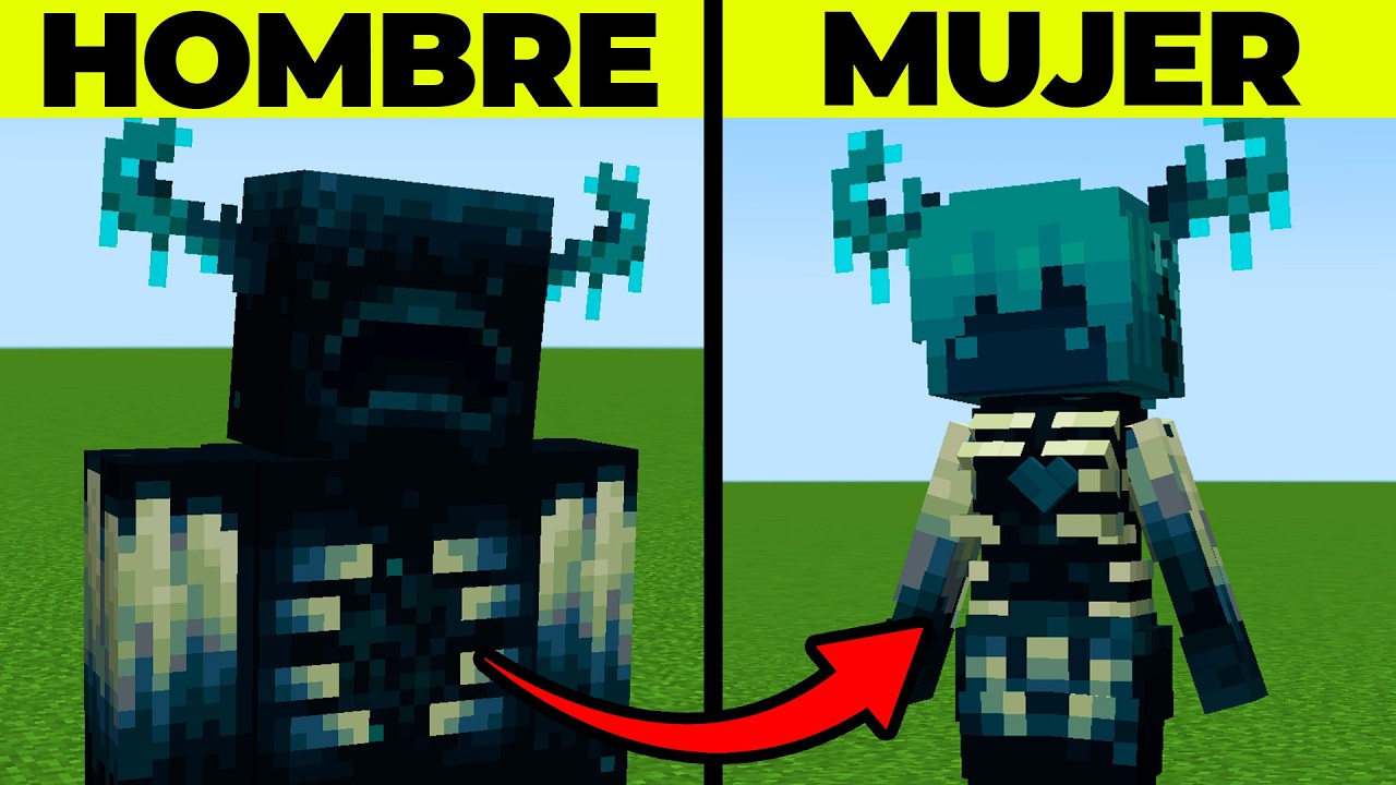 52 MOBS que MINECRAFT DEBERÍA CONVERTIR en MUJERES