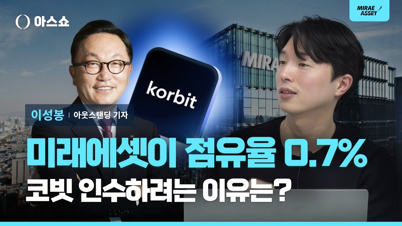 미래에셋의 코빗 인수... 두나무 합병 둘러싼 네이버와의 갈등 때문일까? [아스쇼 291화 with 이성봉 아웃스탠딩 기자]