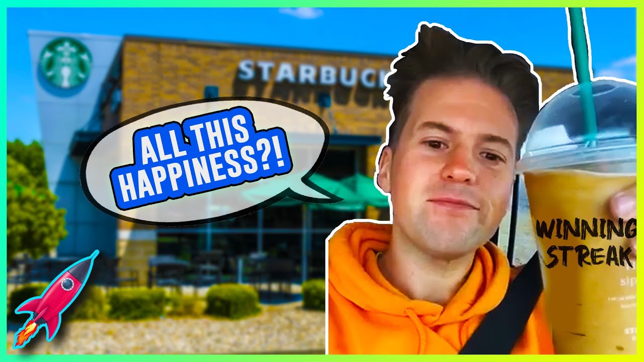 We Started A FRENZY At Starbucks! (Winning Streak Movement) Charlie Rocket Vlog