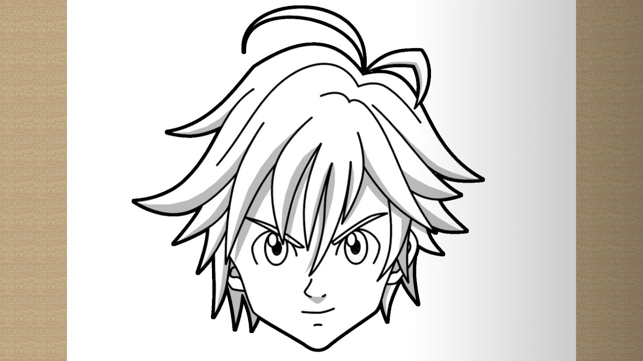 Como desenhar MELIODAS (Nanatsu no Taizai) passo a passo, de forma simples e rápida.