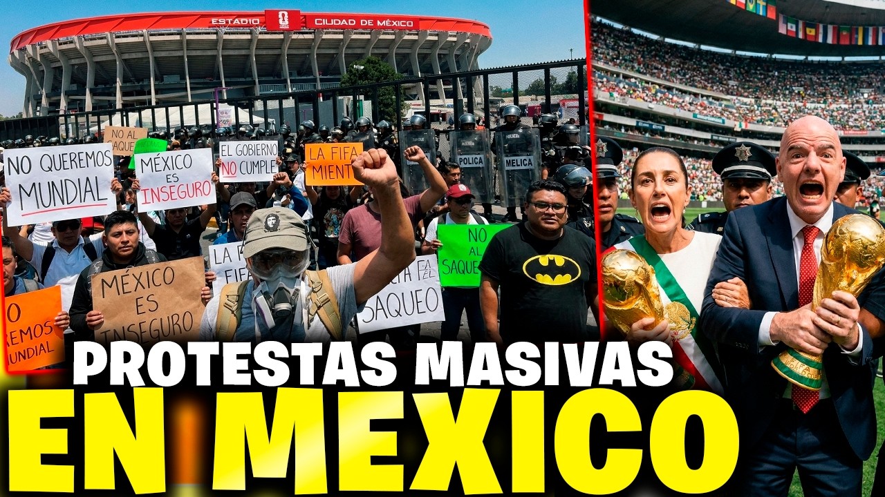M&eacute;xico entra en CAOS a d&iacute;as del Mundial 2026 💀 Protestas estallan por todo el pa&iacute;s 😱