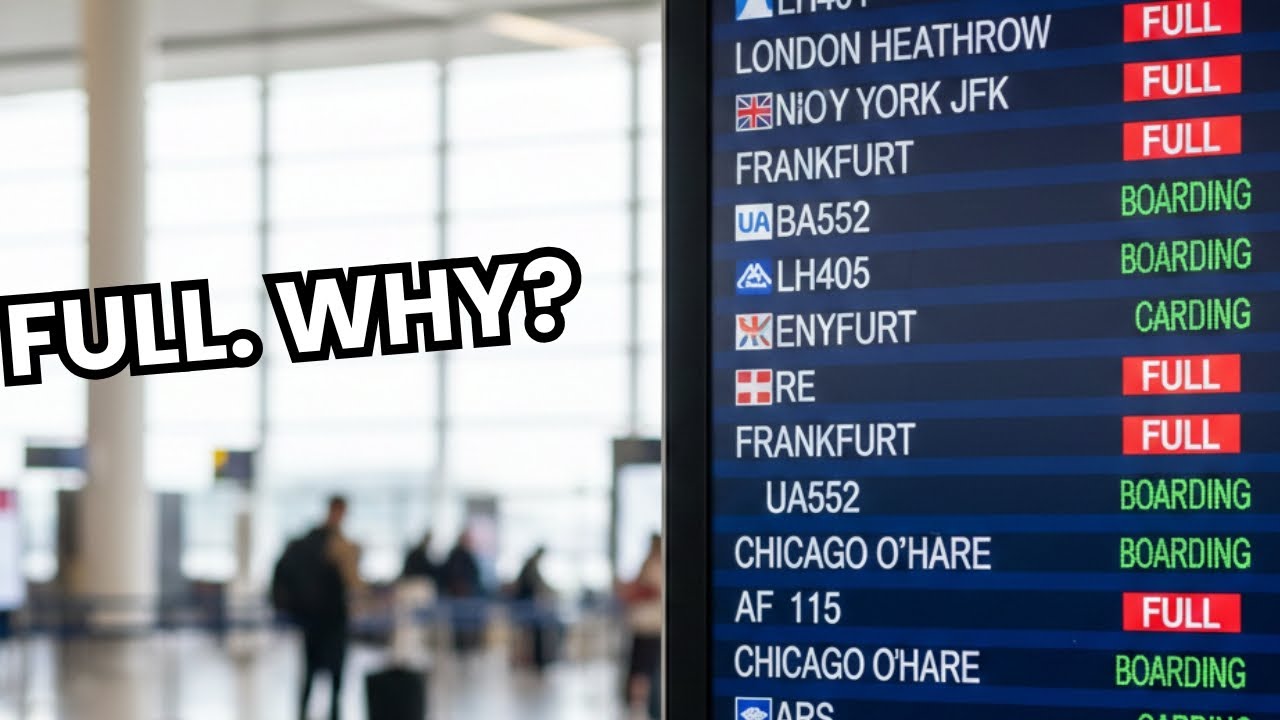 Your Seat Was Never Yours &ndash; The Truth About Airline Overbooking(The Real Reason) @BehindthepriceYT 
