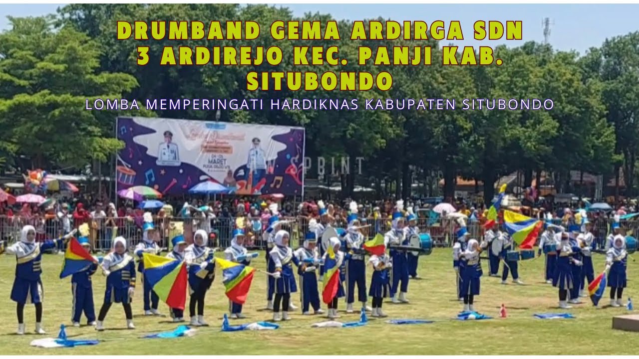 DRUM CORPS GEMA ARDIRGA SDN 3 ARDIREJO KEC. PANJI - MEMPERINGATI HARDIKNAS KAB. SITUBONDO