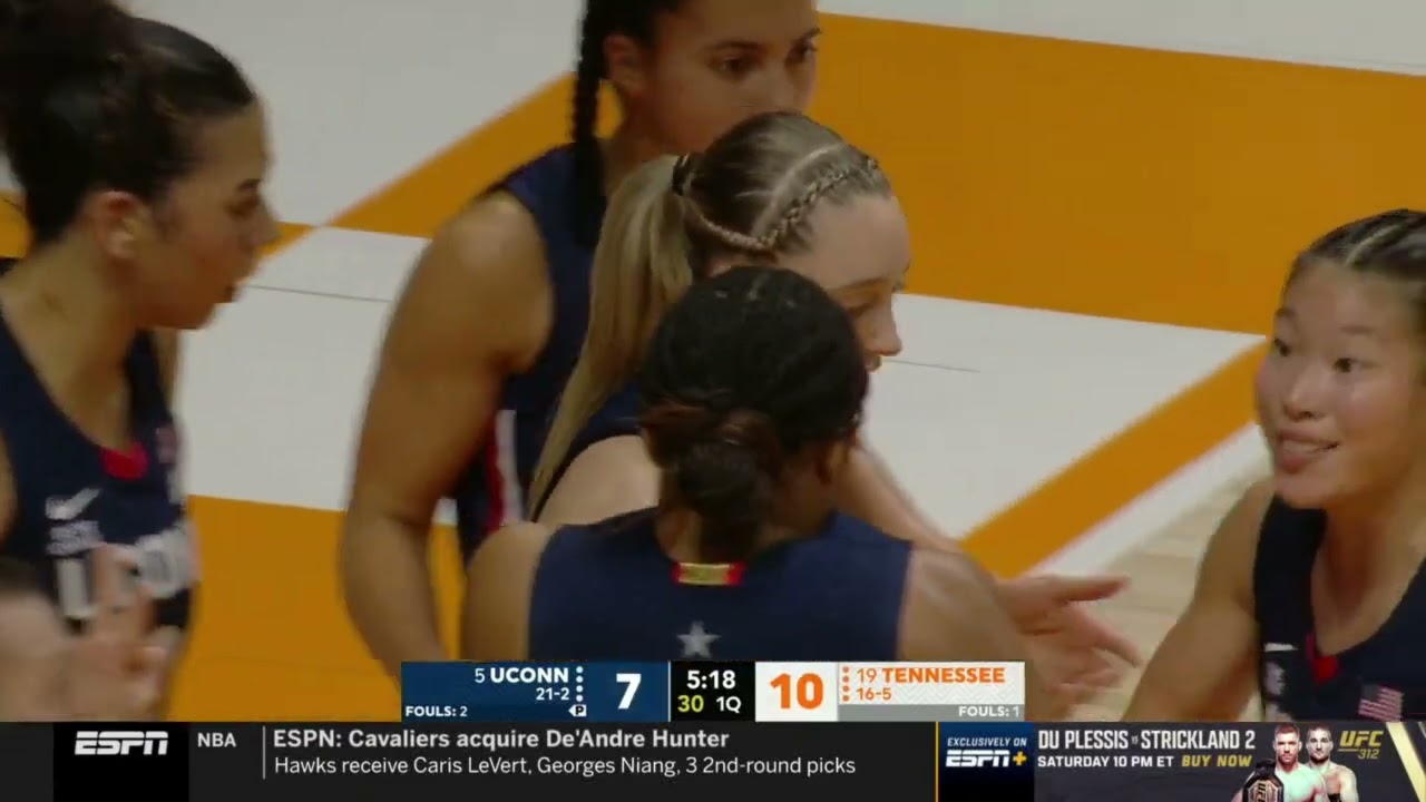 2025 #19 Tennessee Lady Vols vs #5 UConn