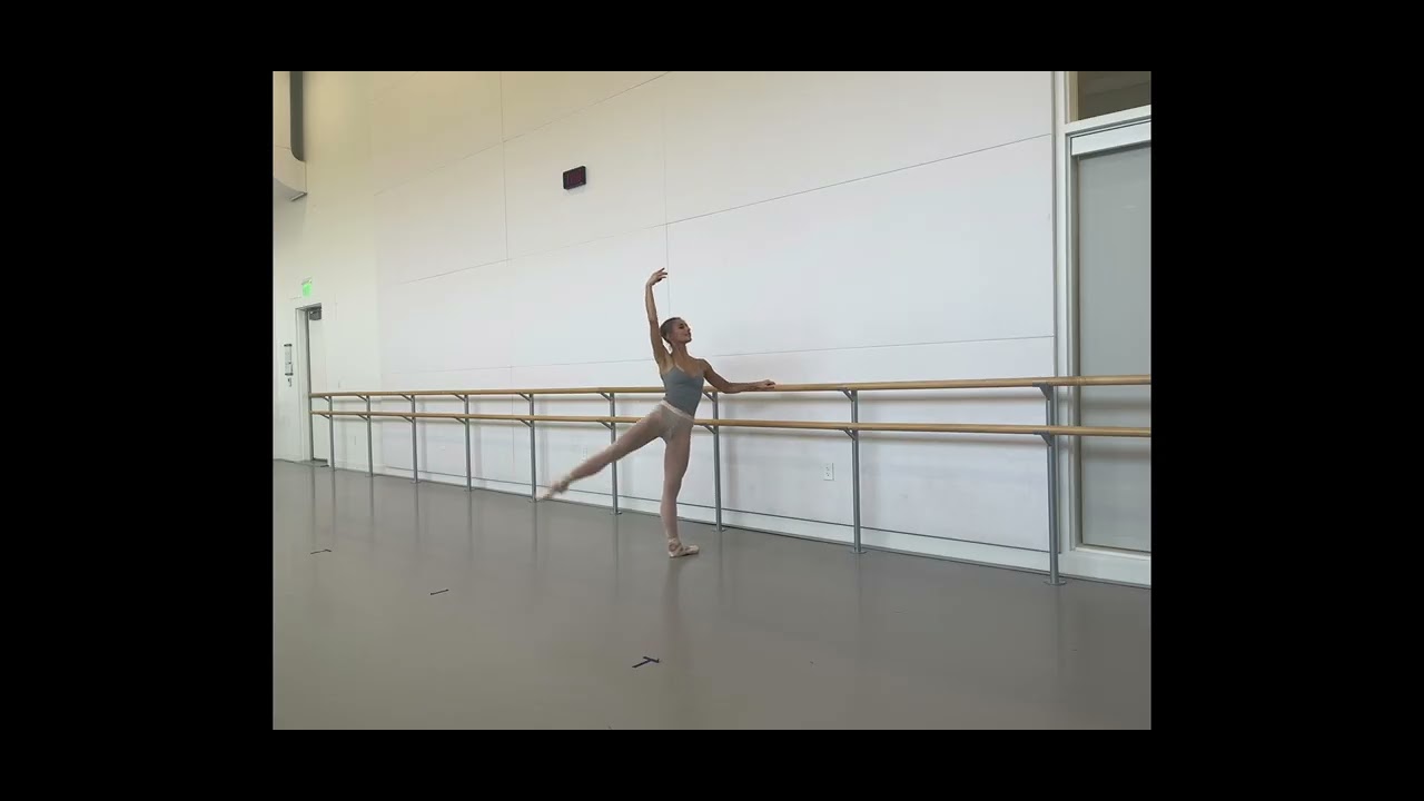 Ballet audition video - classical variation and Class Work 