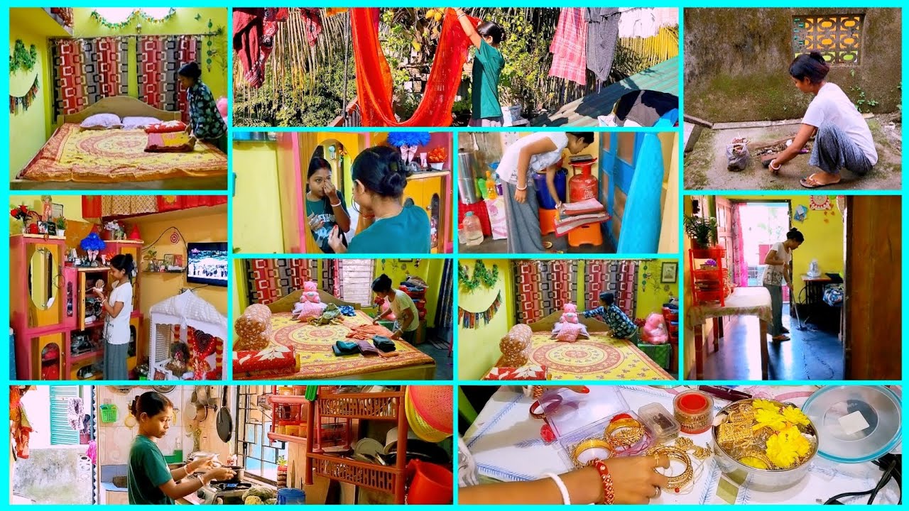 প্রতিদিন সকালটা ঠিক এতটাই ব্যস্ততার মধ্যে শুরুহয় 💫একা রান্না ঘরেরকাজ সংসার সামলানো MyDailyLifestyle