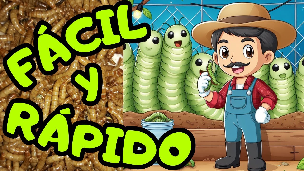 ¿Cómo CRÍAR Tenebrios FÁCIL y RÁPIDO? | Aprende cómo hacerlo | Tenebrio molitor