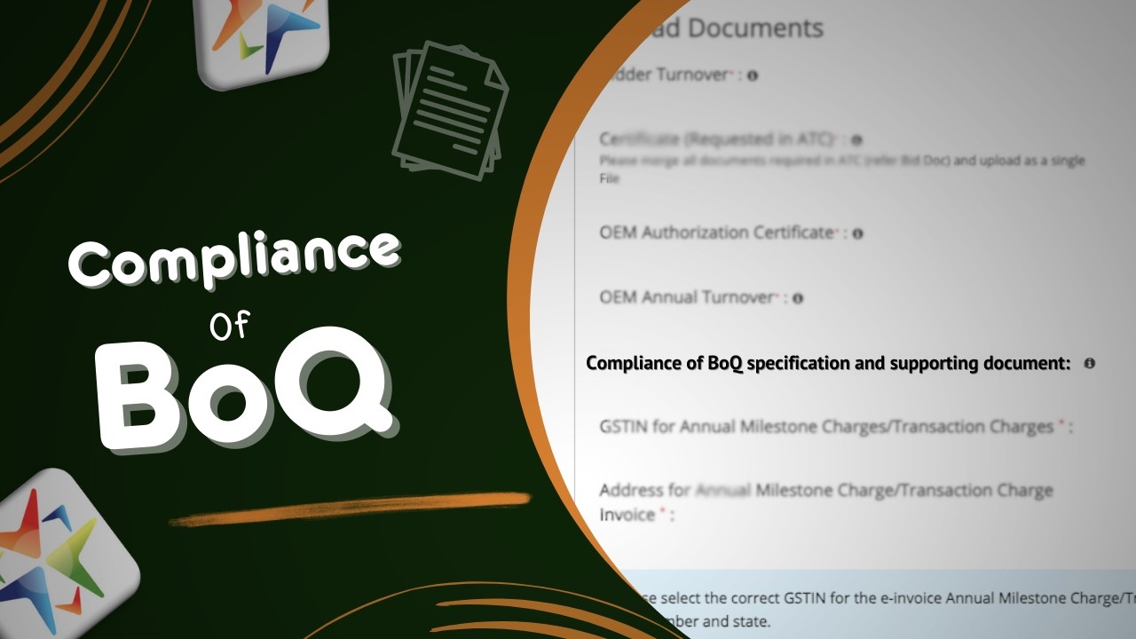 Compliance of BoQ Specifications & Supporting Documents | BoQ Compliance Sheet Kaise Banae?
