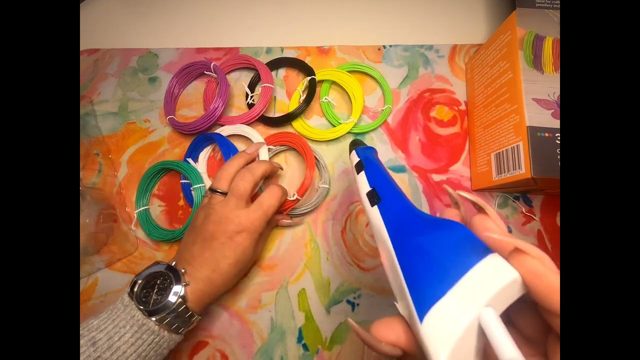 Unboxing 3D Pen Set - Crelando - Testing
