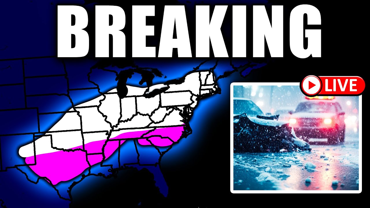 MAJOR Winter Storm Coverage - HISTORIC Snow And Ice Impacts Expected - With LIVE Storm Chasers