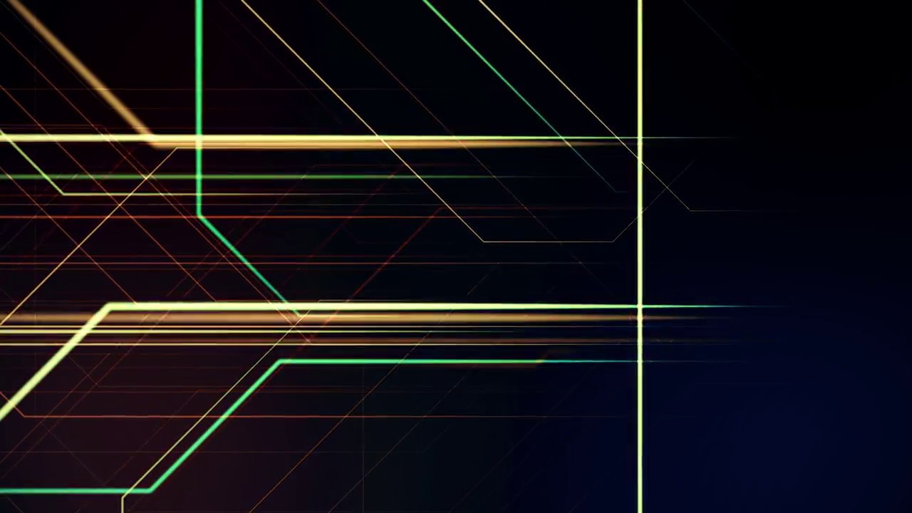 Abstract digital background | Geometry lines with dashes and glow | free motion video backgrounds