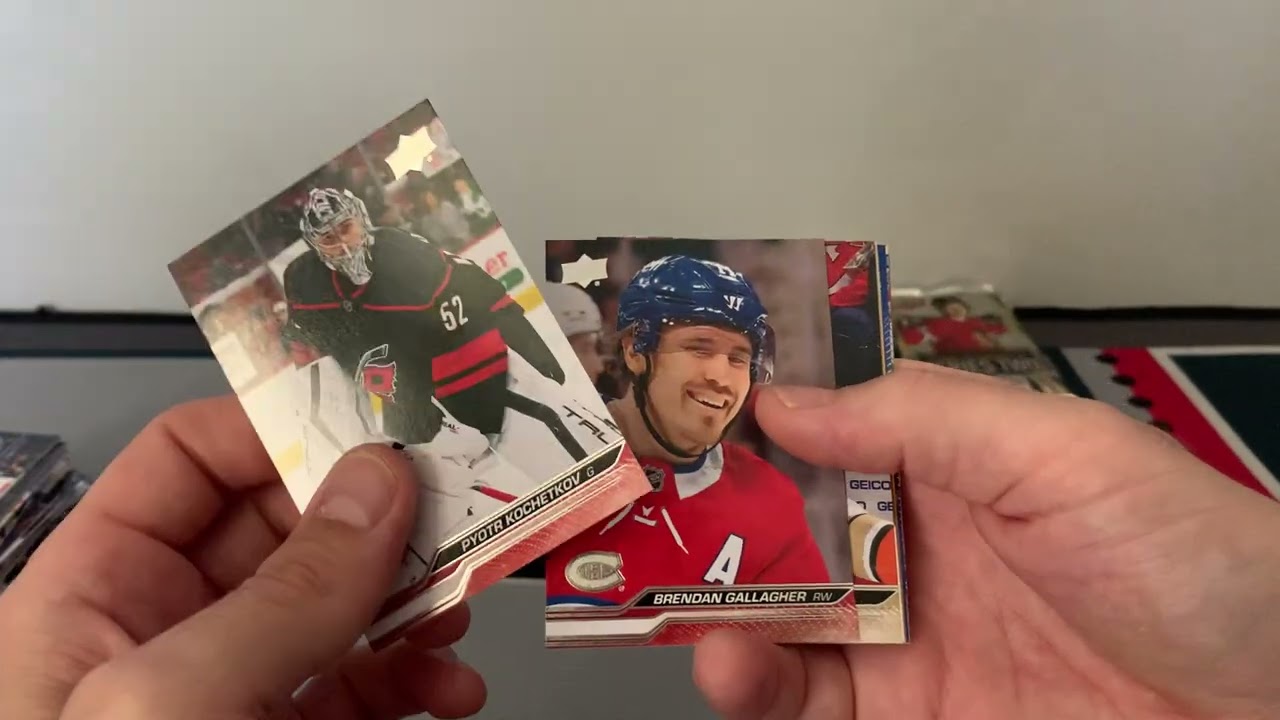 CONNOR BEDARD GOLD OUTBURST 1 of 1 CHASE!!! 2023-2024 UPPER DECK SERIES 2 HOBBY BOX!! Can we hit it?