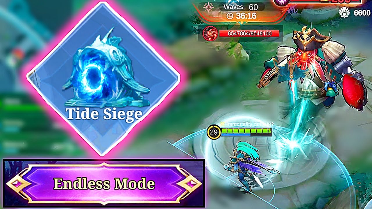 I Reached The Final Boss ( Wave 60 ) With Alpha!  ~ Tide Siege Endless mode 