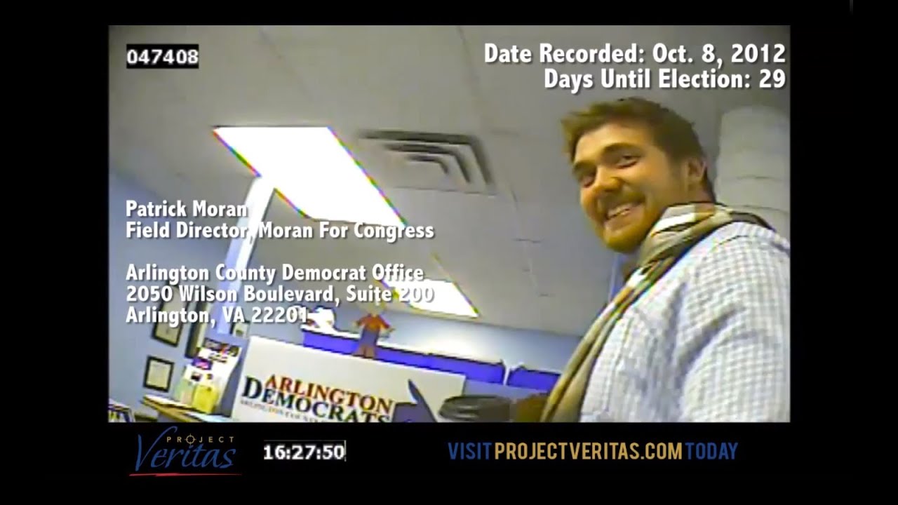 @ProjectVeritas_ : Jim Moran's (D-Va.) Field Director Conspires to Commit Voter Fraud, Forge Docs
