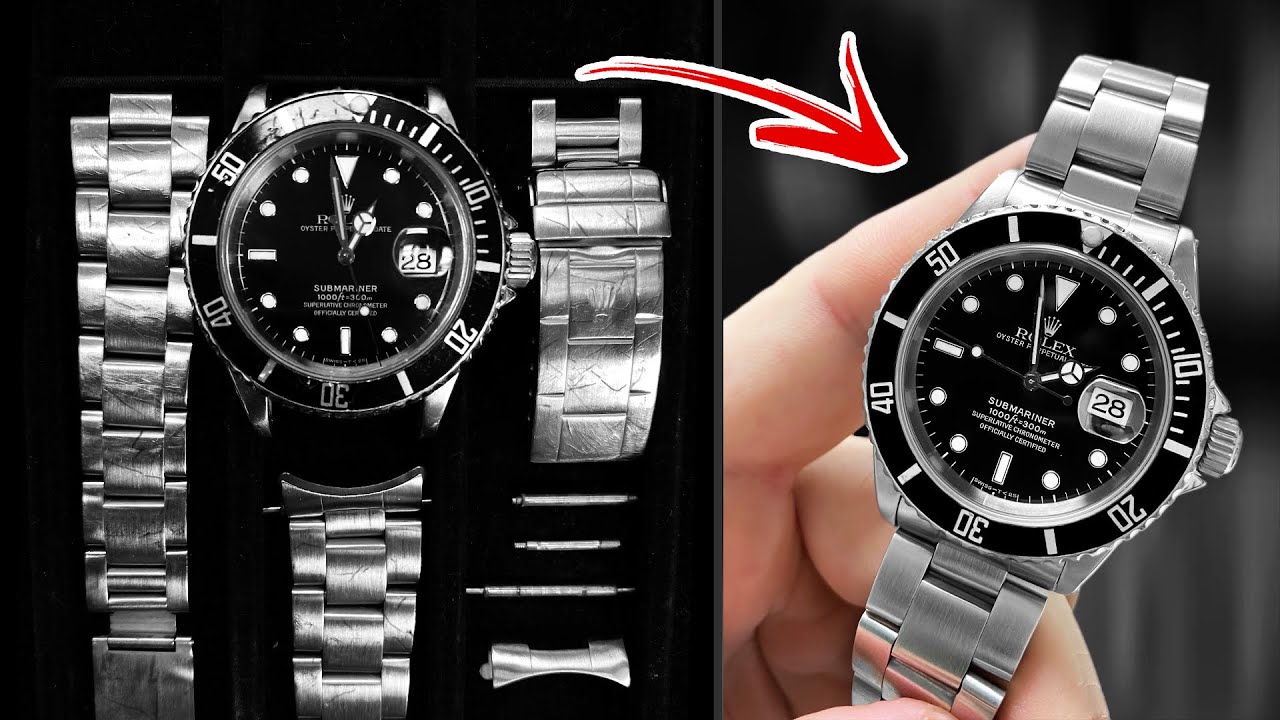 Rolex Submariner Polishing Demonstration - Sooo Cool!!