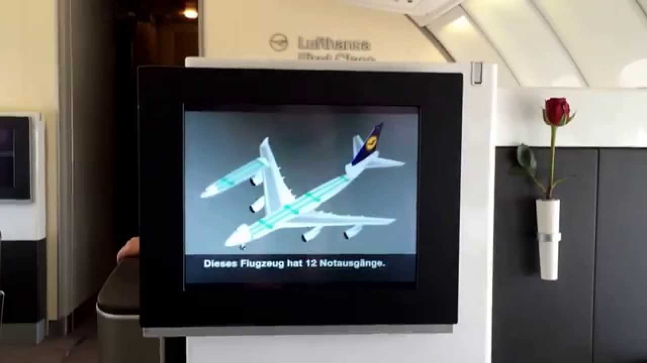 Lufthansa 747-400 Safety Video (German) / Sicherheitsvideo (Deutsch)