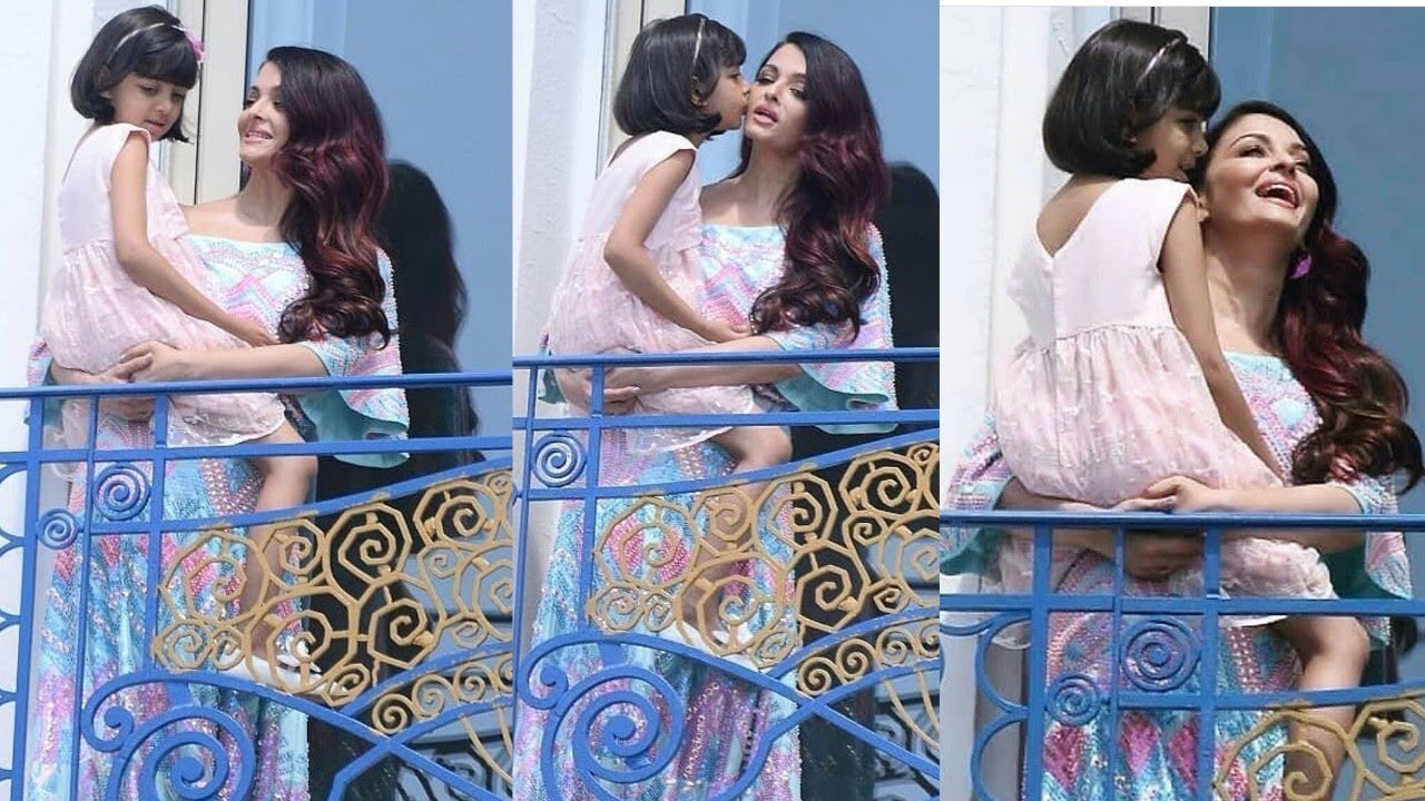 Lovely moments of Aishwarya Rai Bachchan with Aaradhya Bachchan at Cannes festival 2018