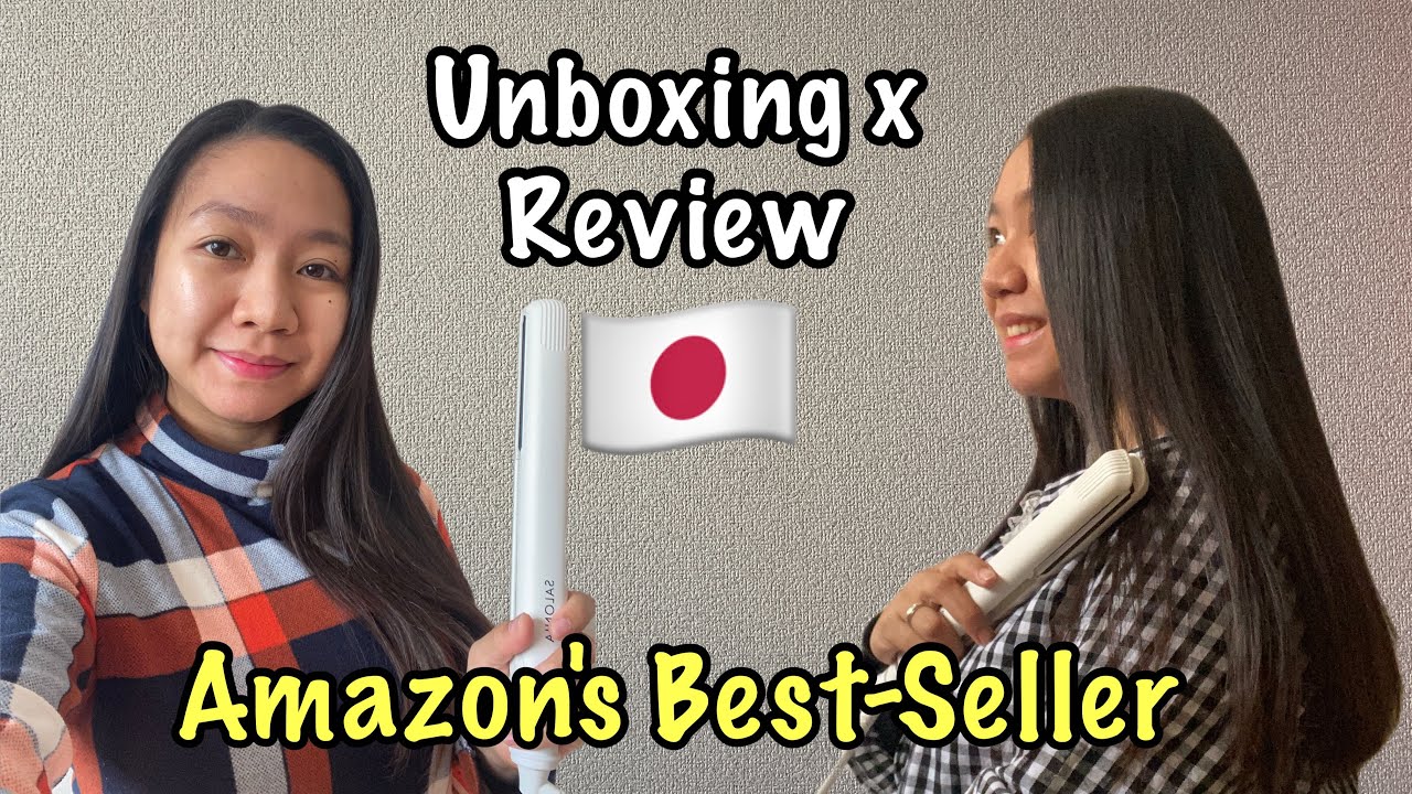JAPAN AMAZON'S BEST SELLING HAIR STRAIGHTENING IRON (SALONIA)