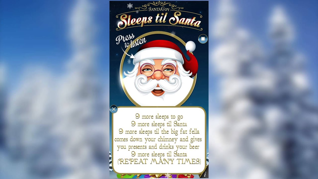 Sleeps til Santa