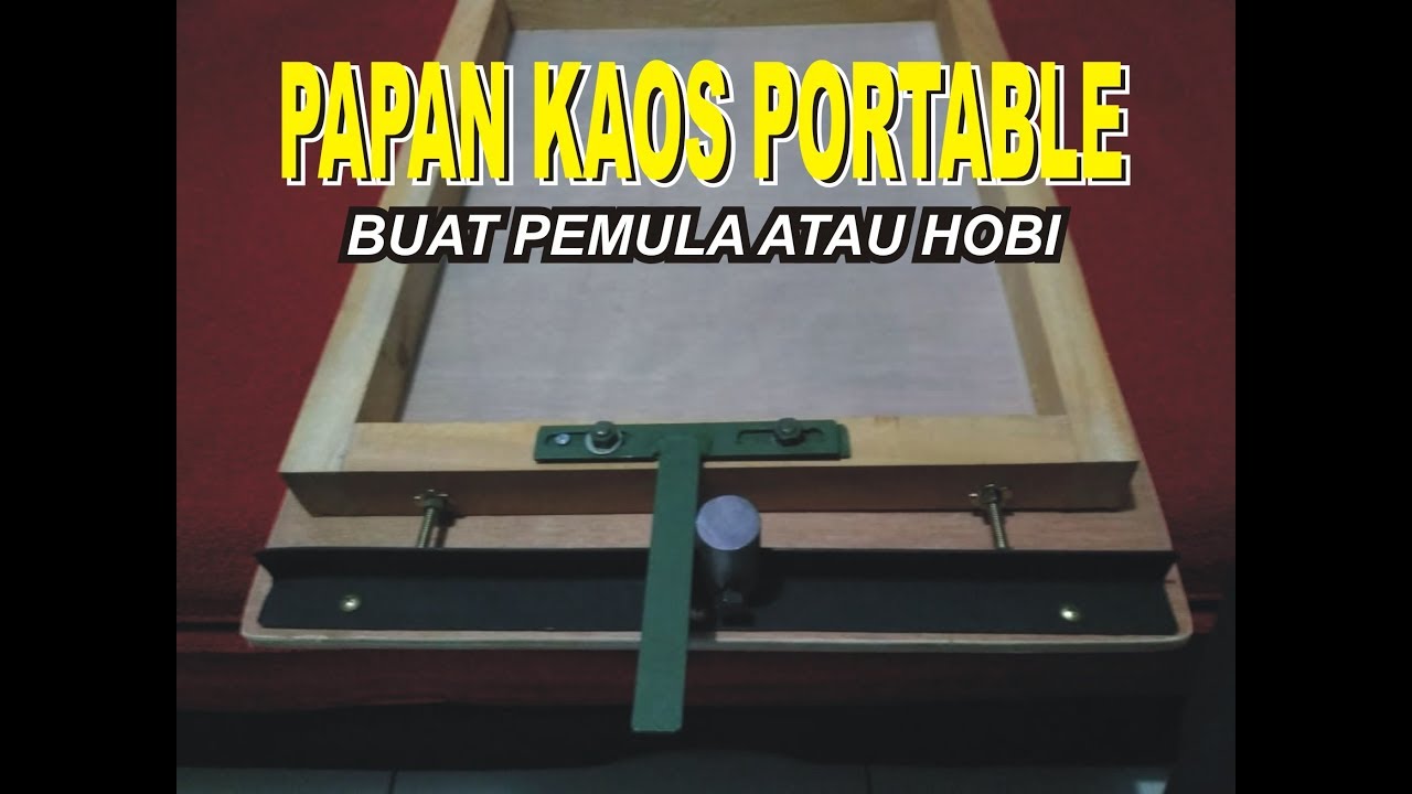 PAPAN SABLON KAOS PORTABLE