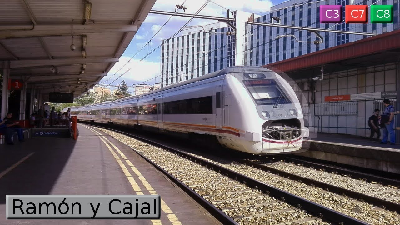 Ramón y Cajal C3 - C7 - C8 : Cercanías Мадрид ( Renfe 449 - Civia - 446 )