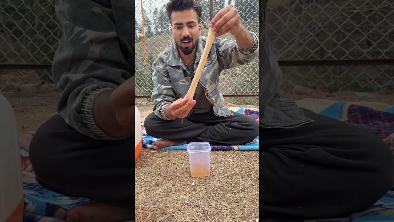Turning Foam Into a Burning Paste With Petrol 🔥 #viralhacks