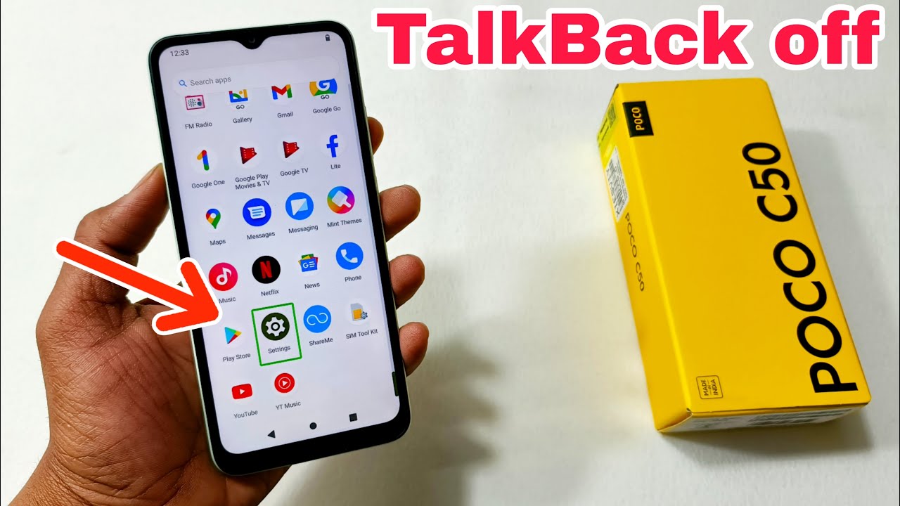 Poco C50 TalkBack Turn Off Kaise Karen | How To Disable TalkBack Poco C50 | All Poco TalkBack Off |