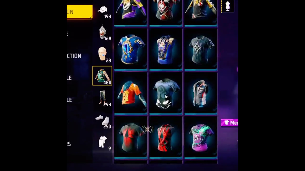 OLD RARE T SHIRT IN MY ACCOUNT 😎❤️ #oldtshirt #ffshorts #freefire #sresports #rareitemfreefire