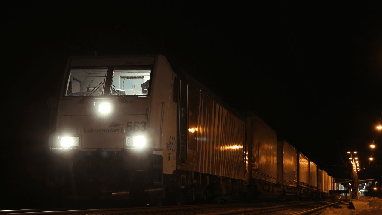 Führerstandsmitfahrt von Bremen nach Fulda in der Winternacht, Teil 2 von Hagen nach Springe