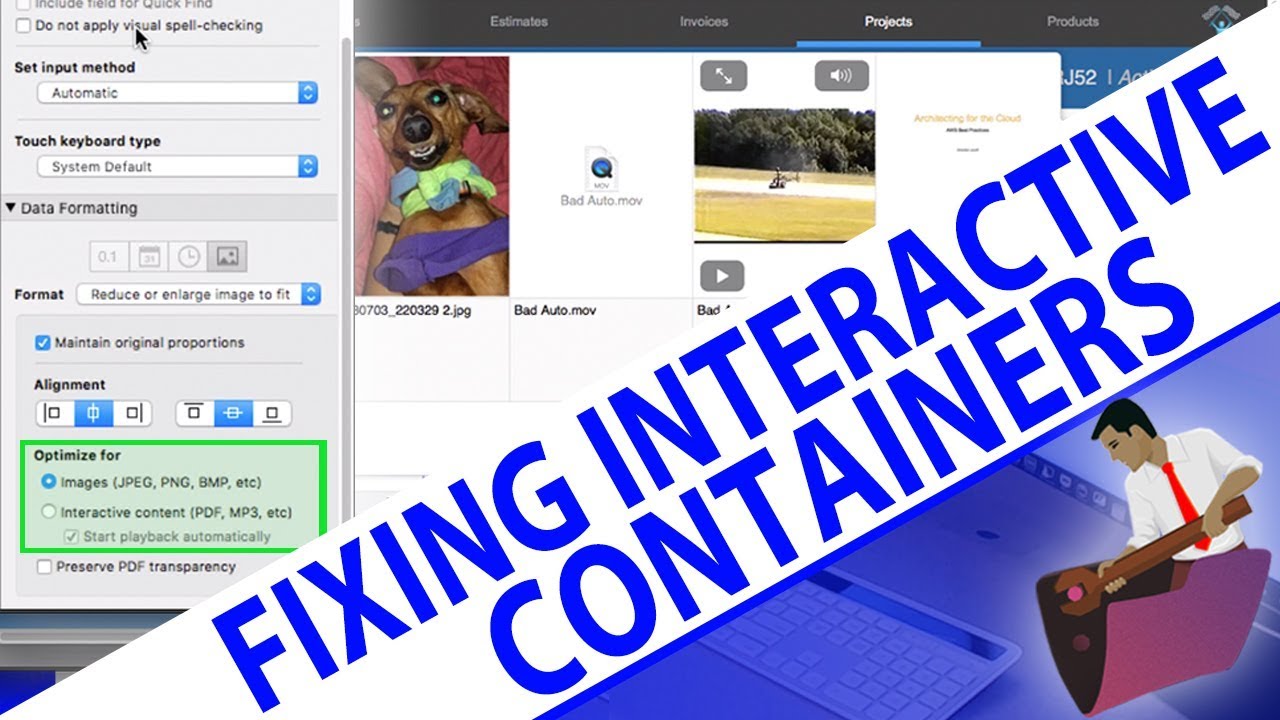Fixing Interactive Containers - Which are not Interactive-FileMaker Containers