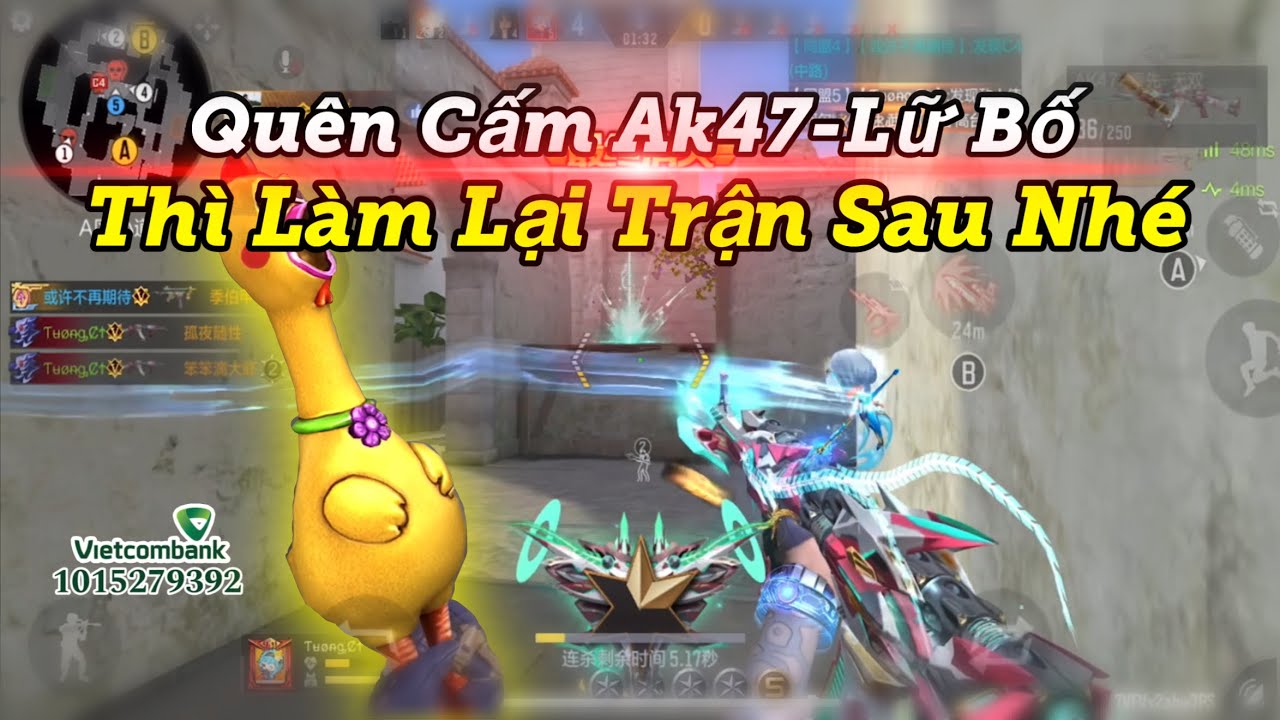 CF Mobile | Забыл забанить Ak47-Lu Bu, давай переиграем следующий матч, друг Хе-хе | CT Wall