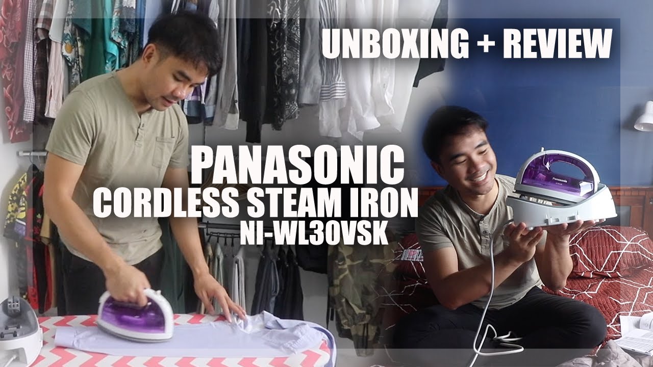 [UNBOXING + PRODUCT REVIEW] Panasonic Cordless Steam iron (NI-WL30VSK)