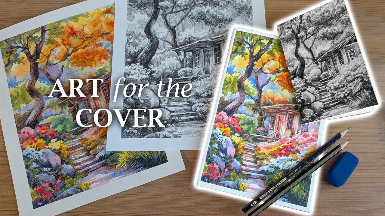I Designed a Unique Reversible Sketchbook (Watercolor & Pencil Covers)