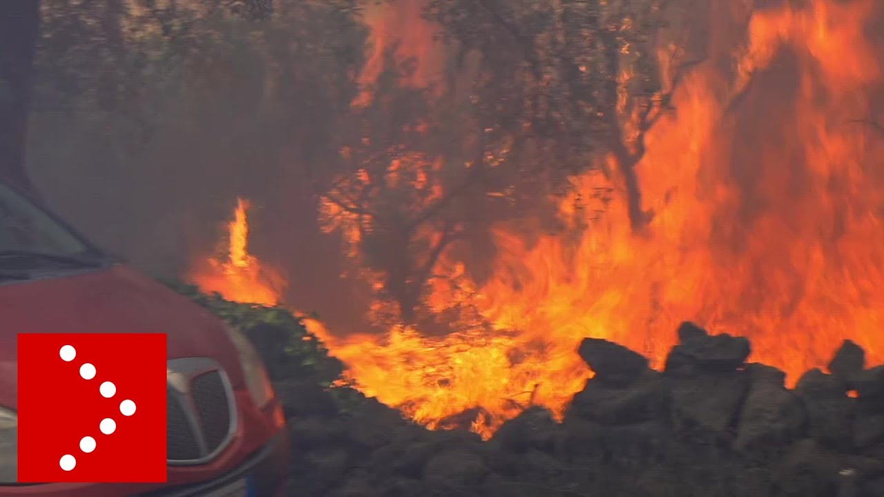 Incendi boschivi, emergenza a Tremestieri Etneo (Catania): fiamme vicine alle case