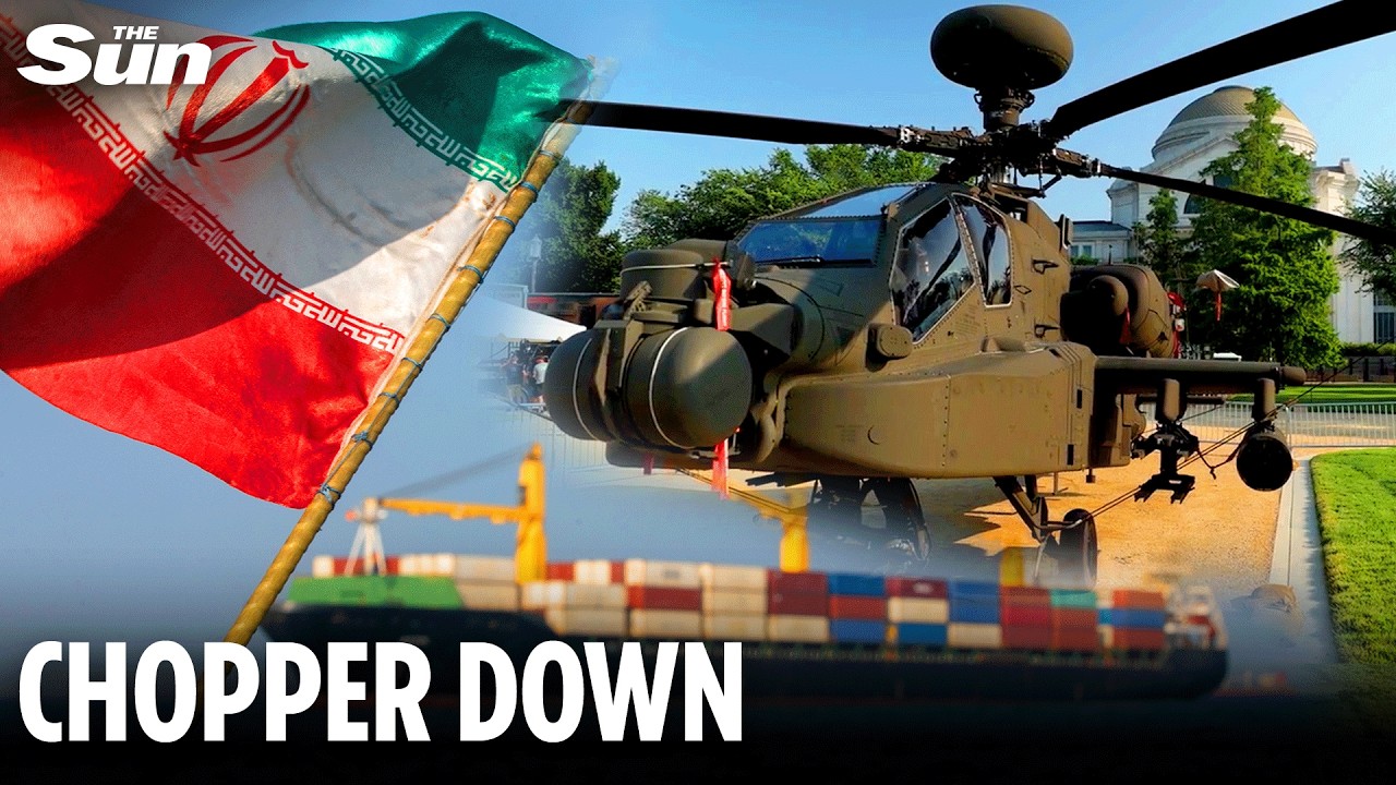 US helicopter crashes near Strait of Hormuz as Trump vows 'total victory' over Iran within days