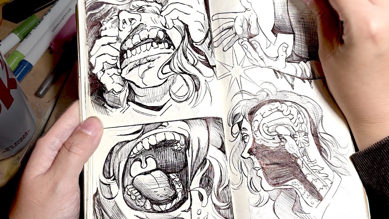 Five years of sketchbooks