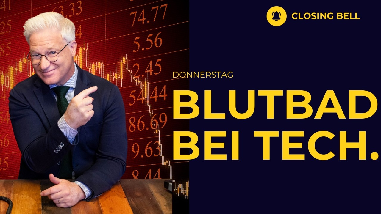 Bitcoin bricht ein | Liquidierung bei Tech und breitem Markt | Amazon heute Abend.