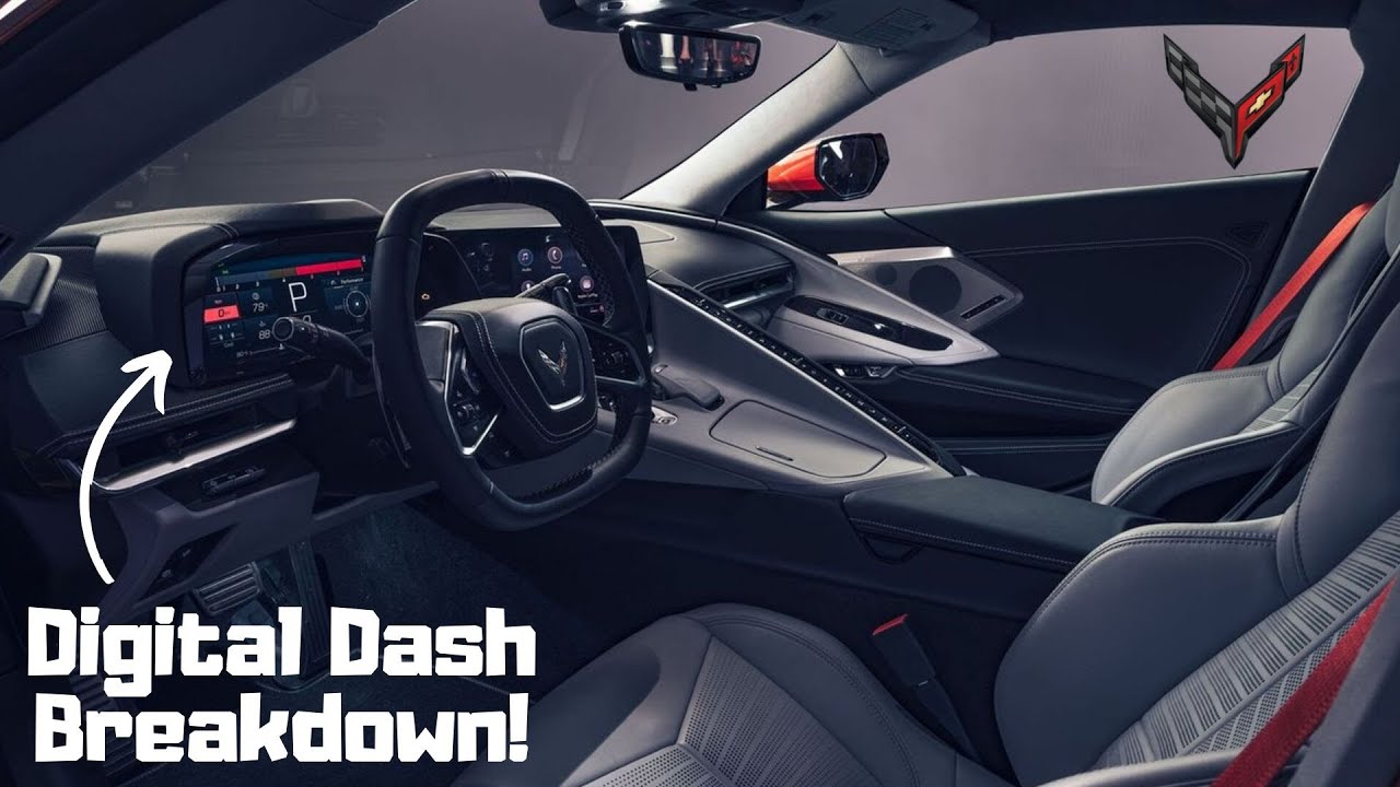 2020 Corvette C8 Digital Dash Explained! *Chevrolet Mid Engine Corvette*