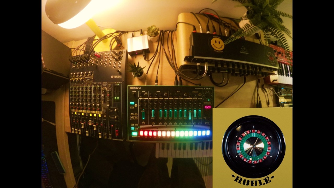 DJ Falcon - Untitled (Roulé) / Live Cover (Alesis 3630, Roland TR-8, Ableton)