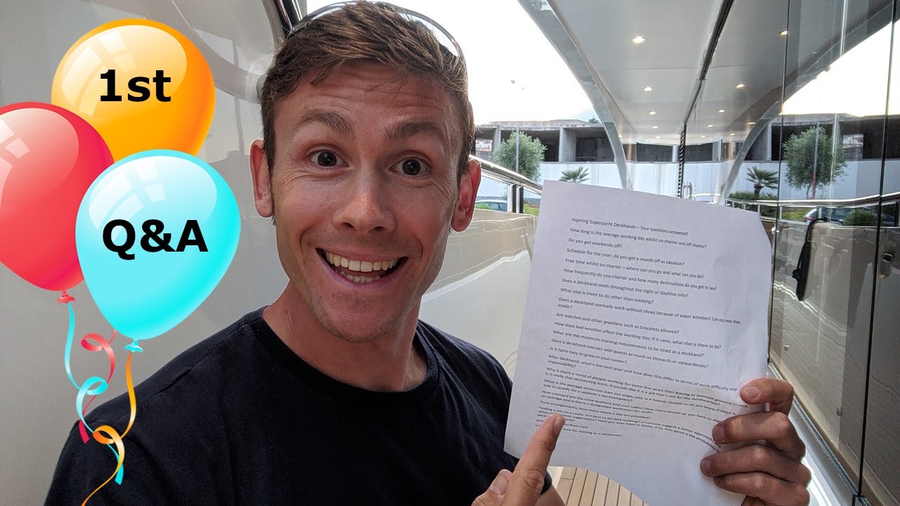 Aspiring Superyacht Deckhands - Your Questions Answered!